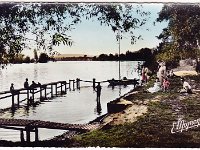 La "plage" anciennement situe en bas de la rue de Seine jusqu' la fin des annes 50  La plage situe en bas  droite de la rue de Seine.