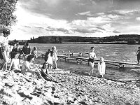 La "plage" anciennement situe en bas de la rue de Seine jusqu' la fin des annes 50  La plage en 1949