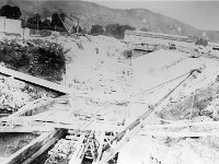 Le chantier du barrage