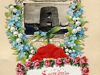 Vues gnrales et vie communale  Carte souvenir en 3D : en tirant sur la ficelle, un bel oeillet rouge se dploie ! La miniature de carte postale est encliquete dans la carte standardise.